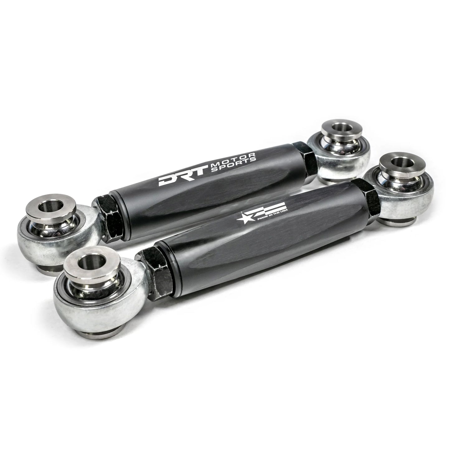 DRT Motorsports Billet Aluminum Barrel Adjustable Sway Bar Link Kit (M10), Polaris