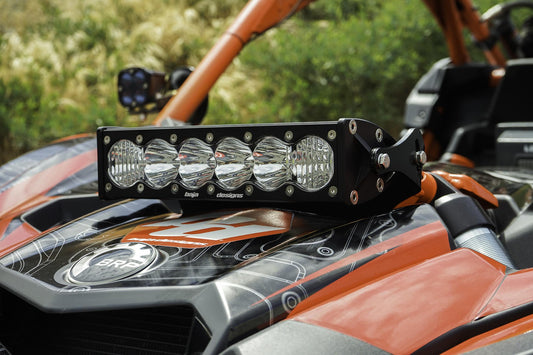Baja Designs 10in OnX6+ Can-Am Maverick X3 Shock Mount Kit - Amber