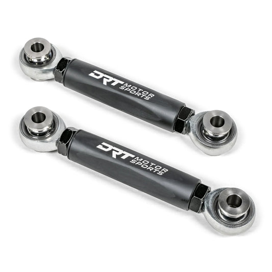 DRT Motorsports Billet Aluminum Barrel Adjustable Sway Bar Link Kit (M12), Polaris