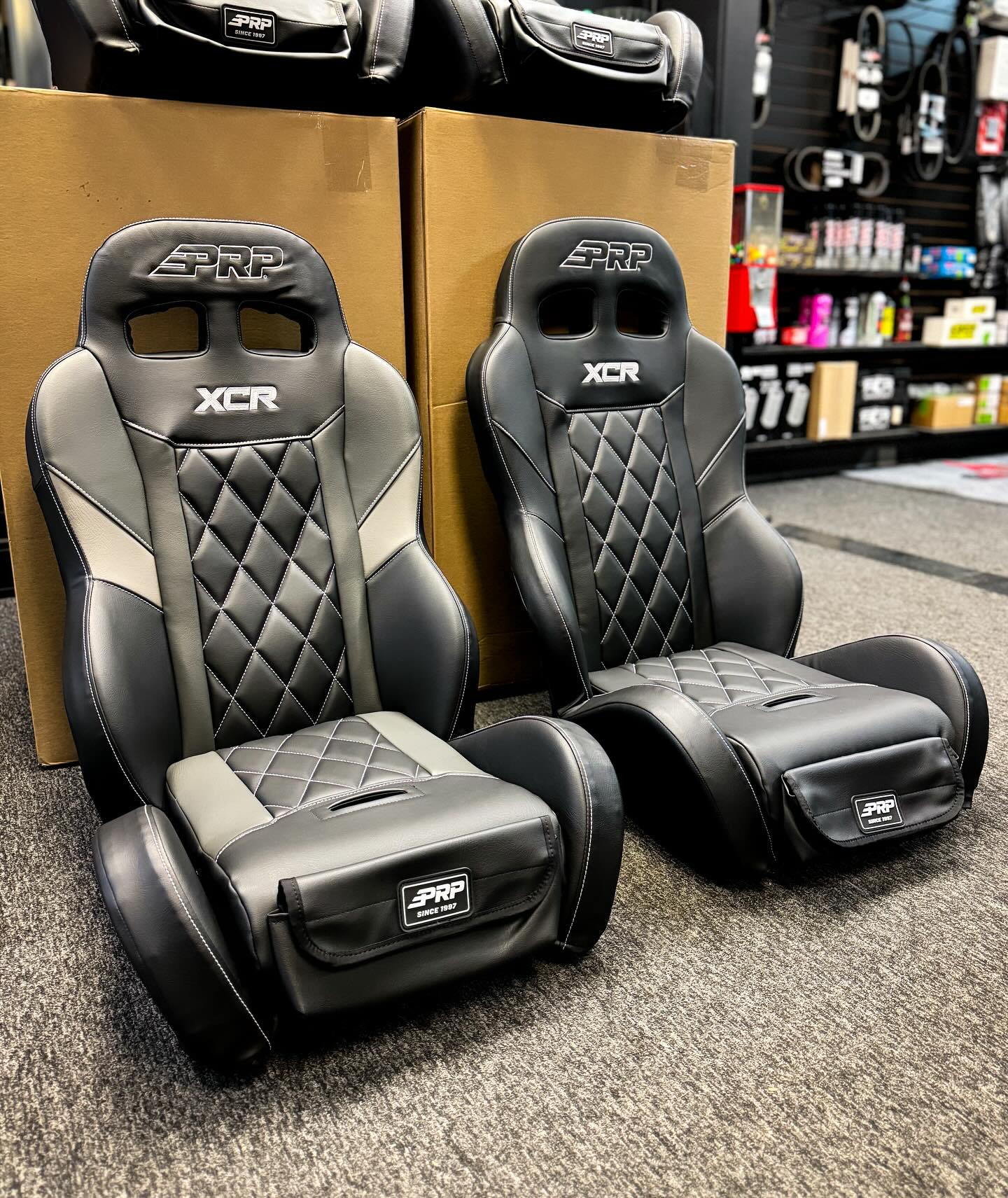 PRP XCR Polaris RZR UTV Suspension Seat - Black