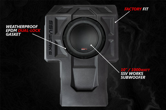 2020-2024 Kawasaki KRX1000 2-Seater Phase X 5-Speaker SSV Works Audio-Kit