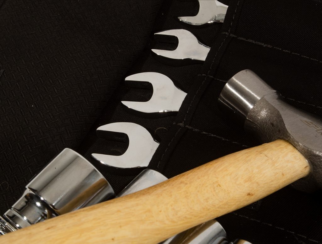 PRP RZR Roll Up Tool Bag with Tools