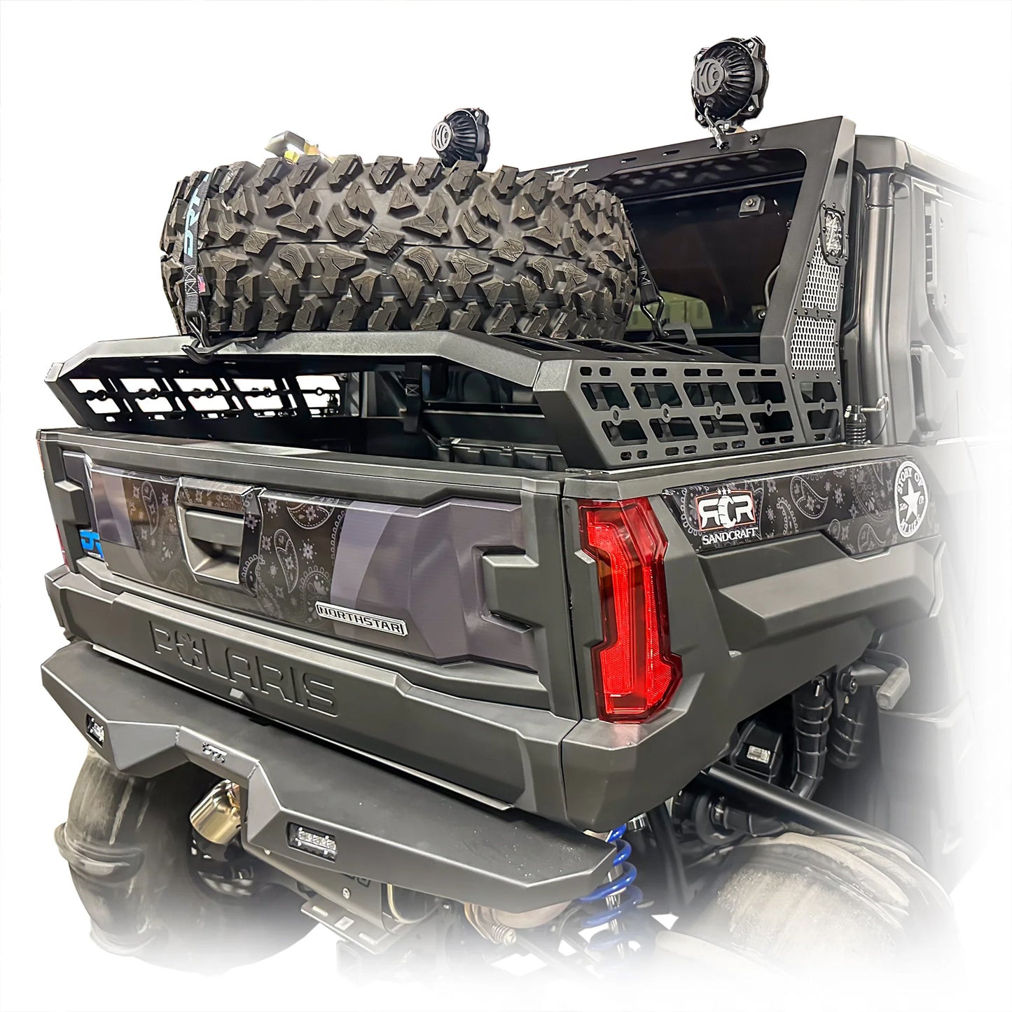 DRT Motorsports Polaris XPEDITION Chase Rack/Tire Carrier System