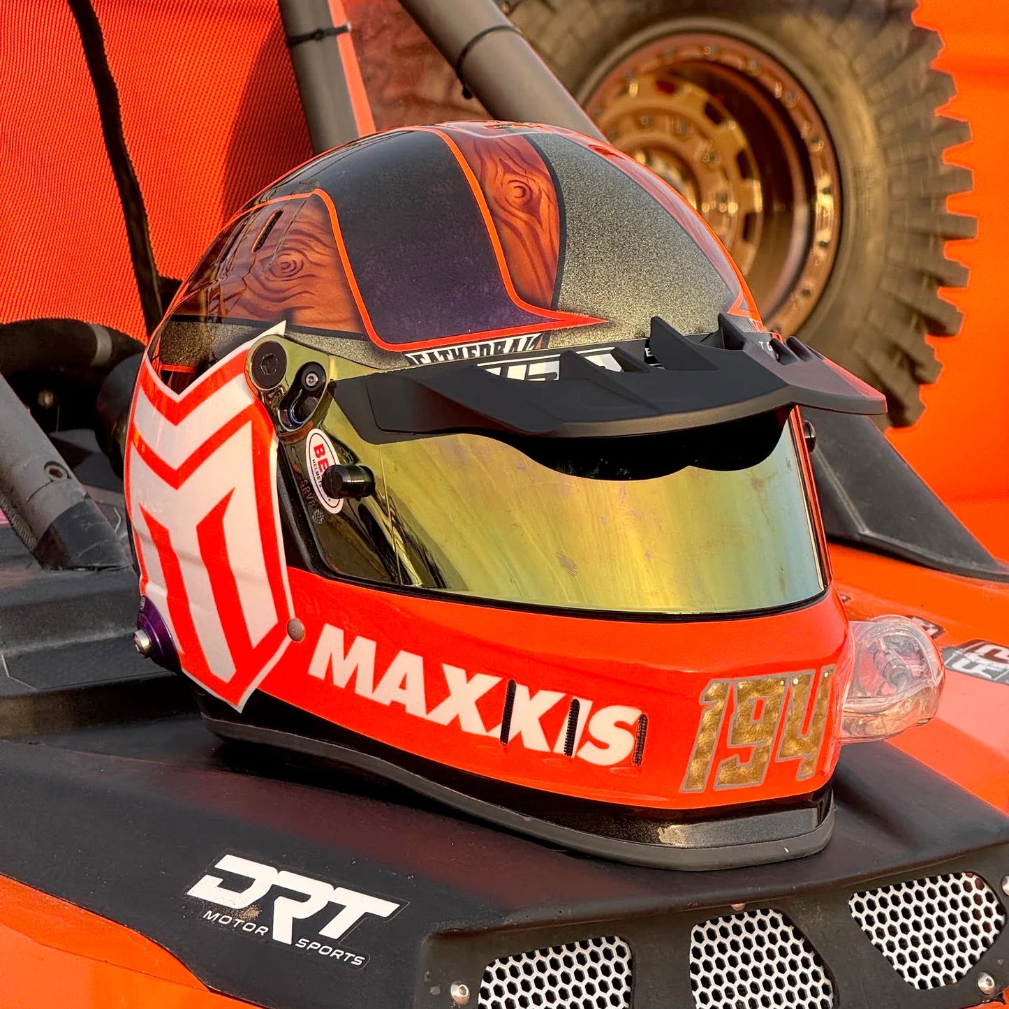 DRT Motorsports Helmet Shield Visor Kit - Wes Miller Signature Series Edition