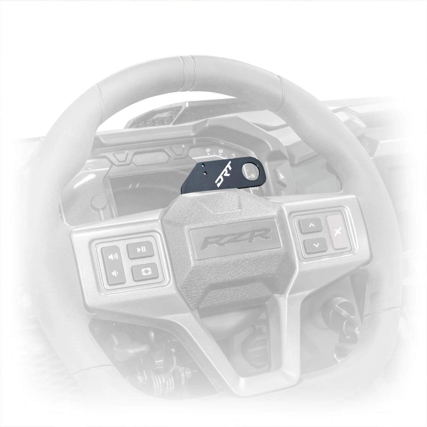 DRT Motorsports Polaris RZR 2020+ Steering Wheel Single Push-To-Talk Plate