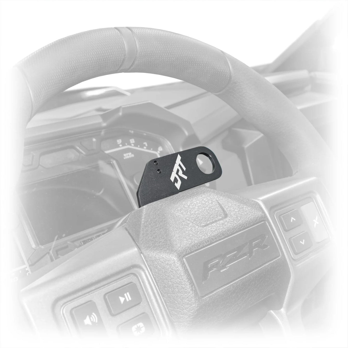 DRT Motorsports Polaris RZR 2020+ Steering Wheel Single Push-To-Talk Plate