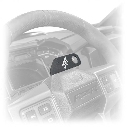 DRT Motorsports Polaris RZR 2020+ Steering Wheel Single Push-To-Talk Plate
