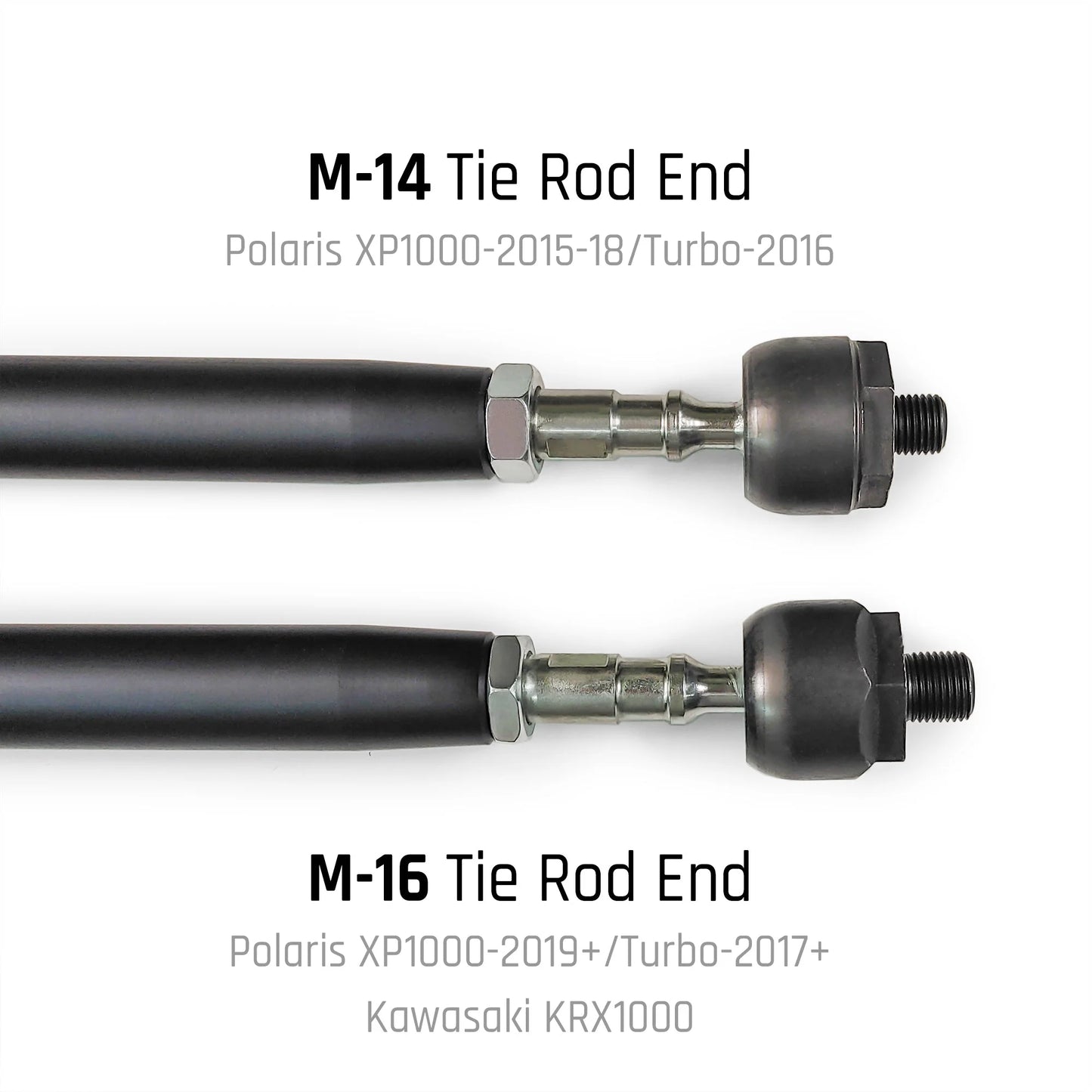 DRT Motorsports HD Billet Aluminum Tie Rod Kit Polaris M14