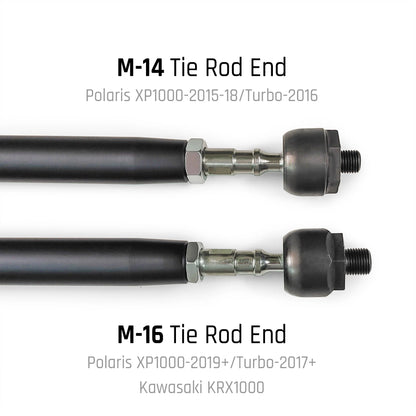 DRT Motorsports HD Billet Aluminum Tie Rod Kit Polaris M14