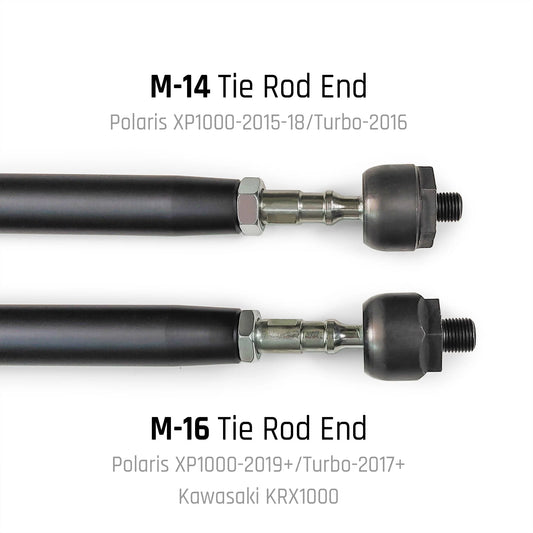 DRT Motorsports HD Billet Aluminum Tie Rod Kit Polaris M14