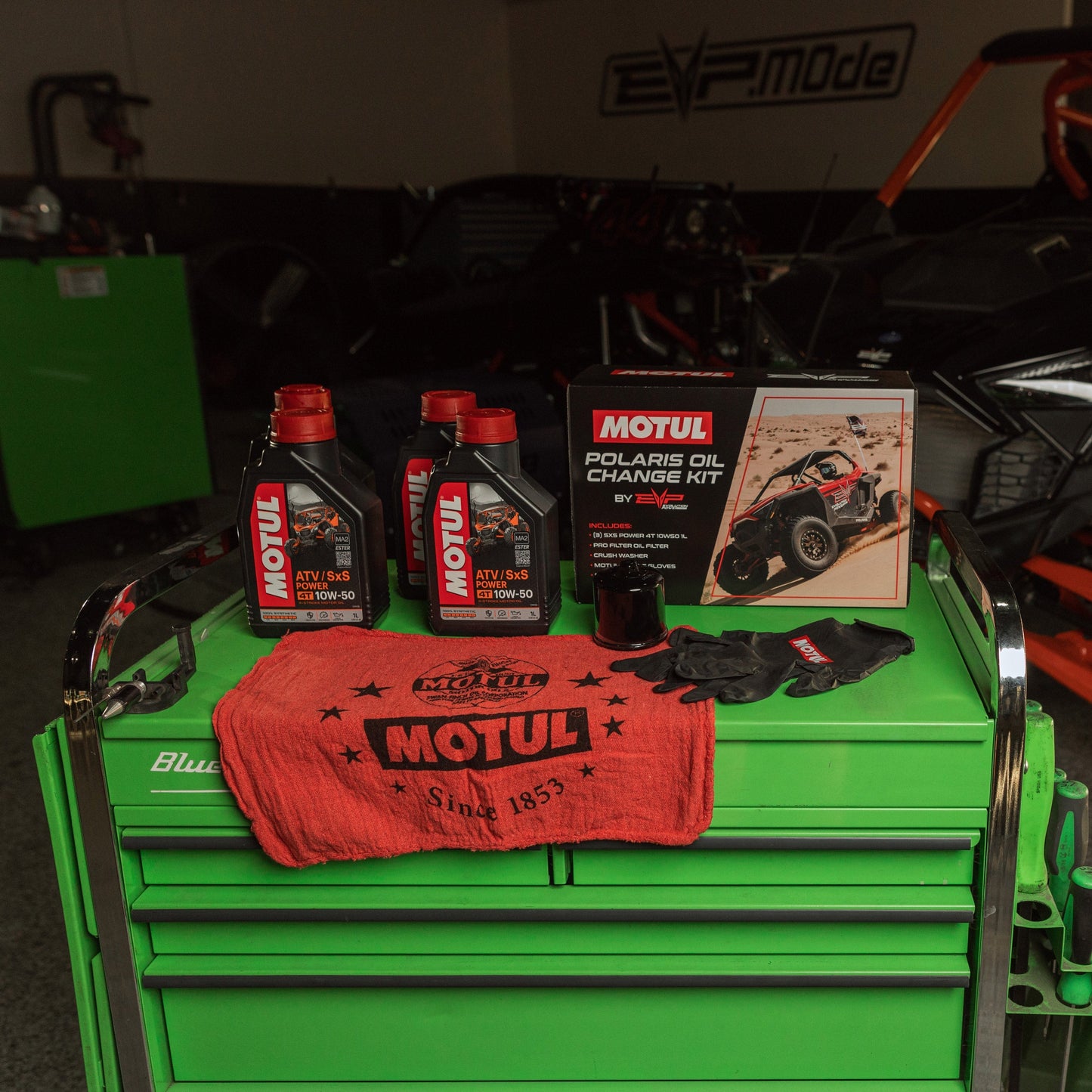 EVP Motul Oil Change Kit, Polaris Pro XP & XP Turbo/S