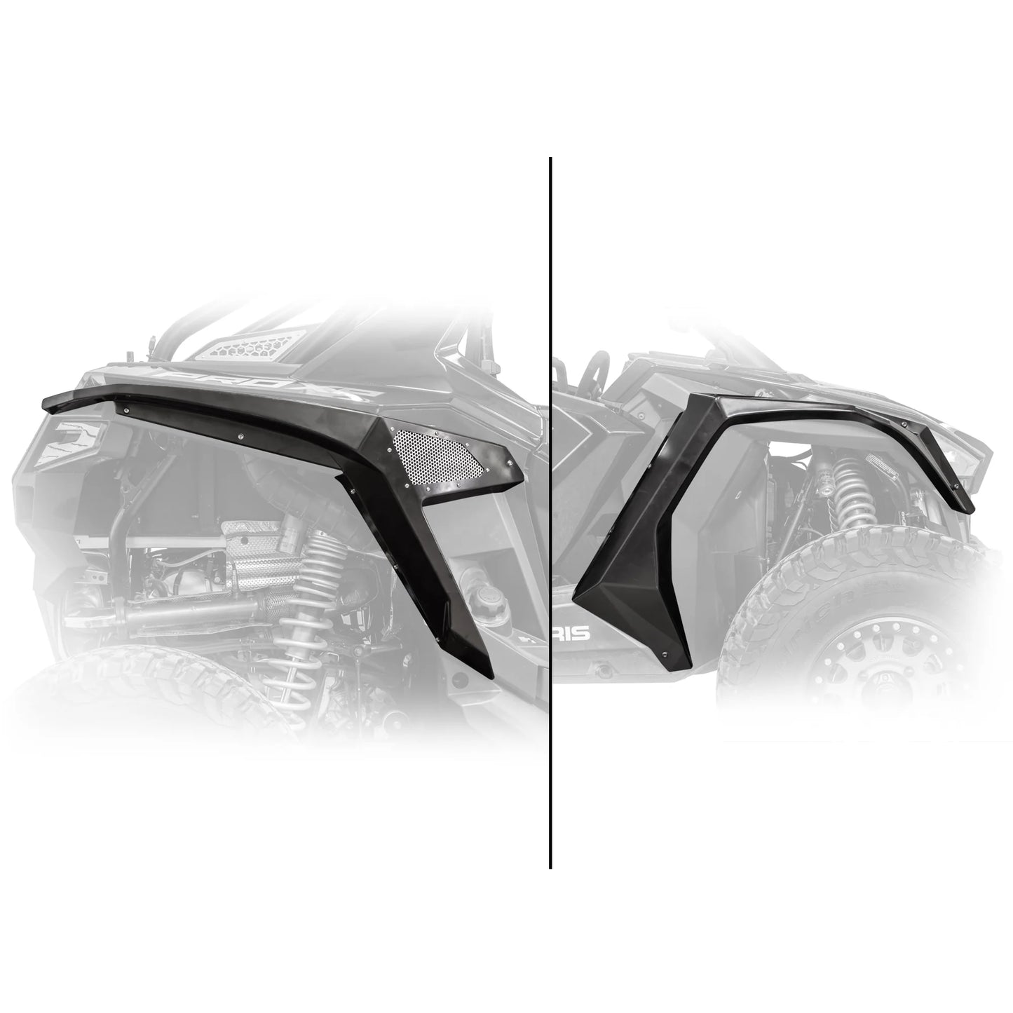 DRT Motorsports Polaris RZR Full Coverage ABS Fenders (Front and Rear)