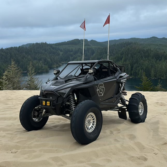 POLARIS PRO R 2 SEAT FRAMELESS DOORS